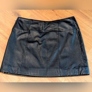 Women's leather mini skirt by Wilson's. Size 2.